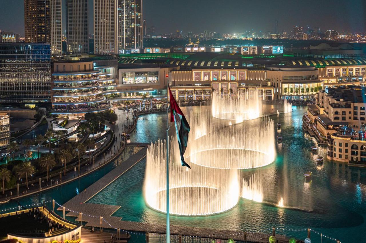Elite Royal Apartment - Full Burj Khalifa & Fountain View - Ruby Dubaj Kültér fotó