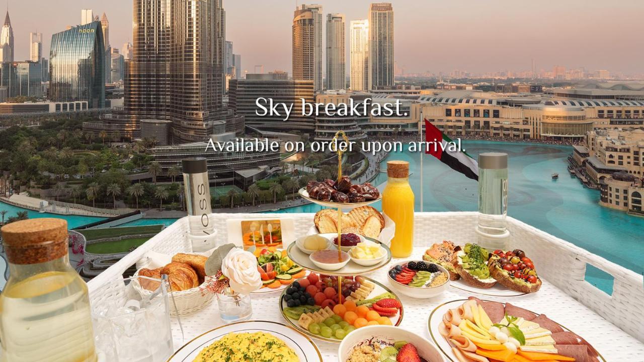Elite Royal Apartment - Full Burj Khalifa & Fountain View - Ruby Dubaj Kültér fotó